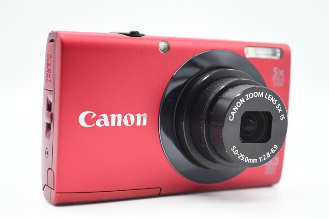 【完動品】Canon デジカメ PowerShot A3400IS レッド