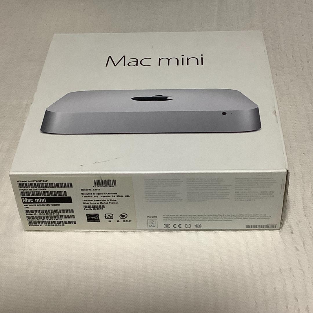 Macデスクトップ Apple Mac mini i5 16GB 1TBfusionLate2014