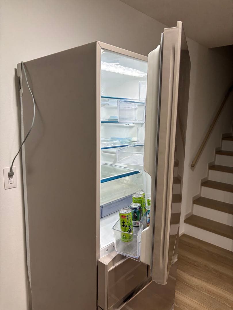 値下げ！三菱冷蔵庫、MR-B46J-C、2023年式、使用頻度少なく美品です