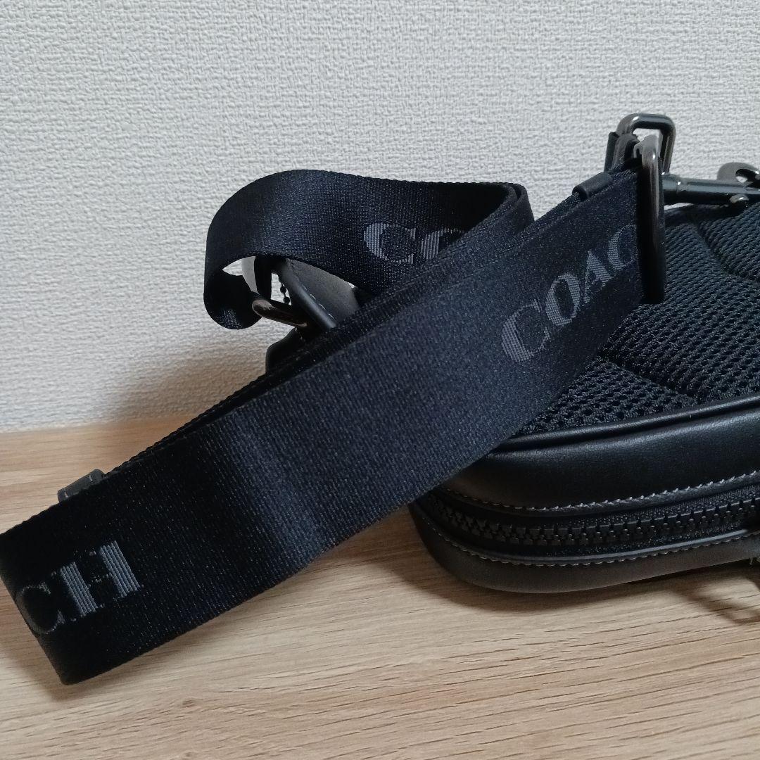 専用【美品】COACH レーサー スリング パック 《ブラック》不織布袋付き