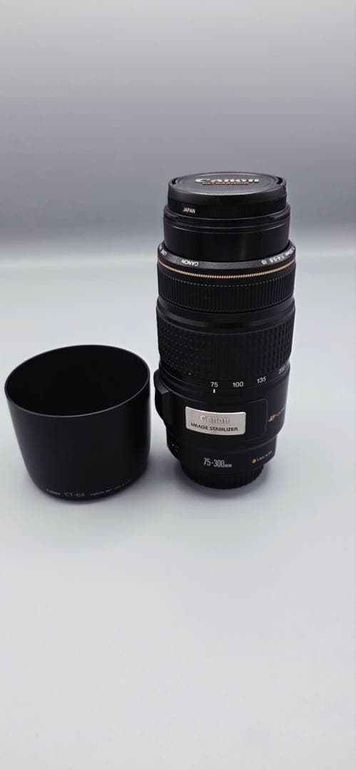 Canon EF75-300mm F4-5.6 IS USM＋レンズフード
