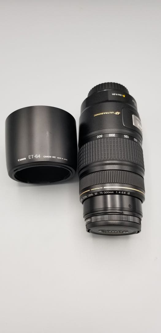 Canon EF75-300mm F4-5.6 IS USM＋レンズフード