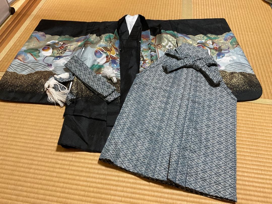 【訳あり】七五三 男児着物袴小物セット 訳あり】七五三 男児着物袴小物セット 訳あり】【在庫処分】七五三