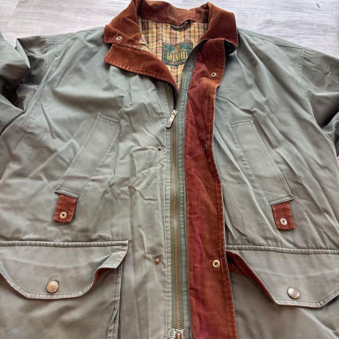 Grenfell 英国製 コーデュロイ襟 チェック裏地 40相当#465 - メルカリ