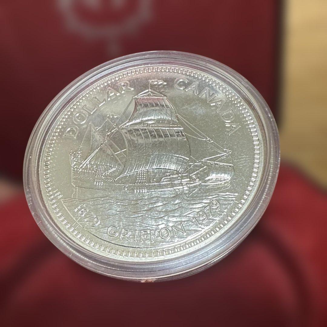 愛*夢様 1979年 カナダ グリフォン300周年記念 プルーフ銀貨 - メルカリ