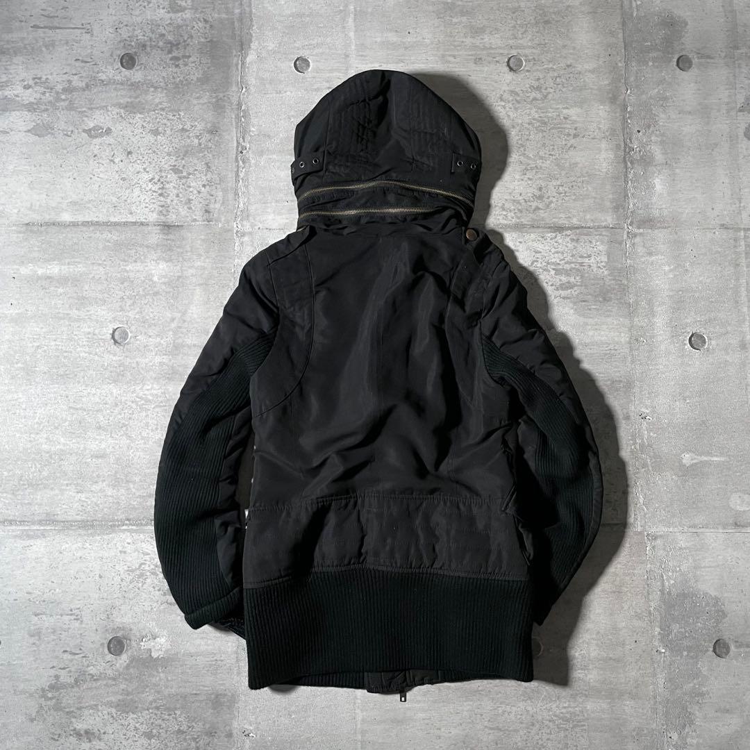 y2k opium ファイャーマンジャケット 超絶ギミック 重厚感 パンク 平成