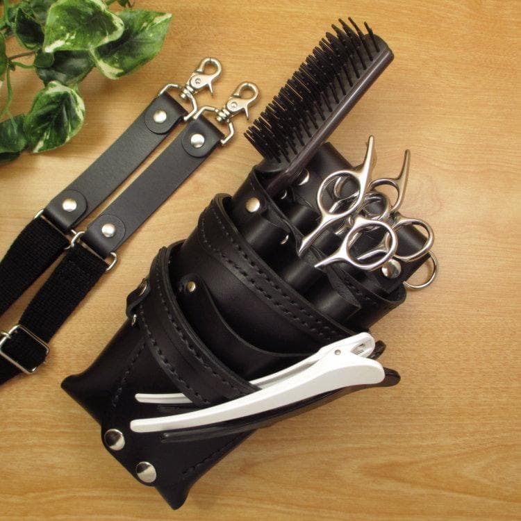 オールブラック 7丁差し 本革シザーケース SCA-254/CKA - メルカリ