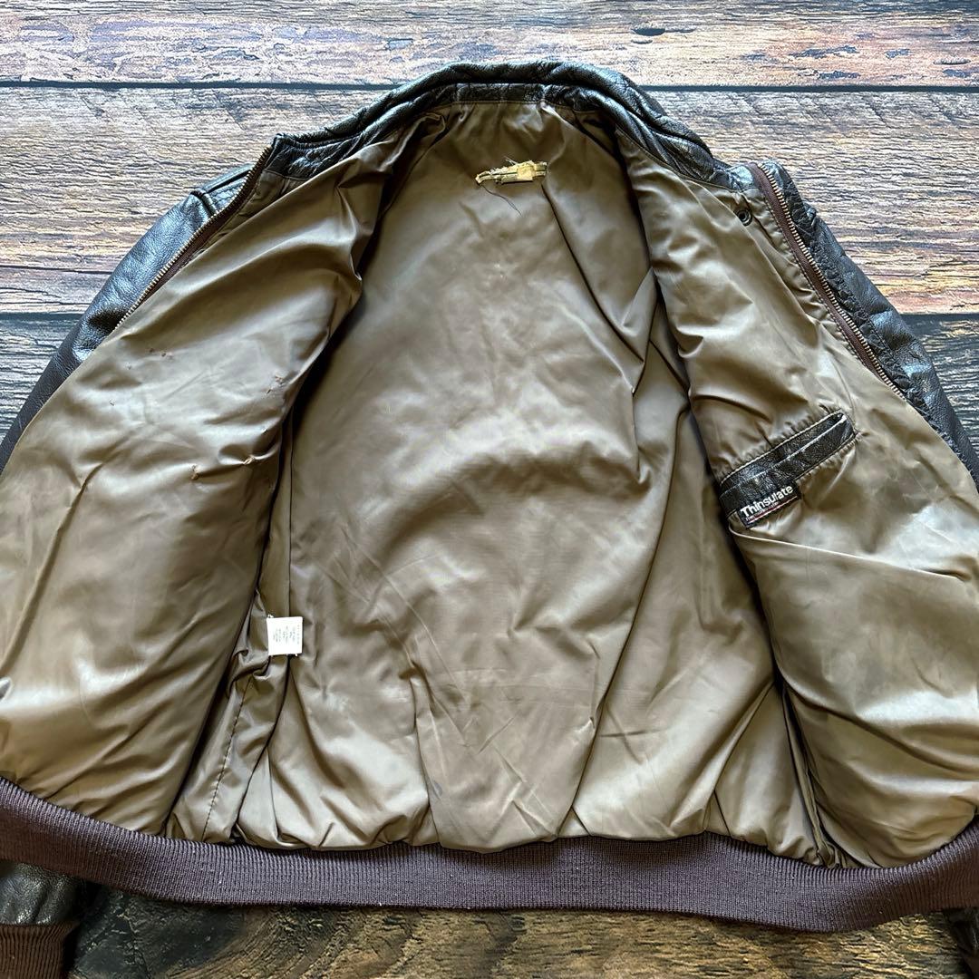 ジャケット・アウター L.L.BEAN / 80's USA A-2 leather jacket