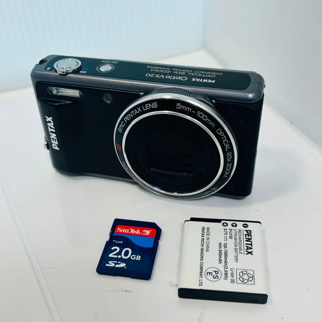 動作確認済みPENTAX Optio VS20 コンデジ ペンタックス