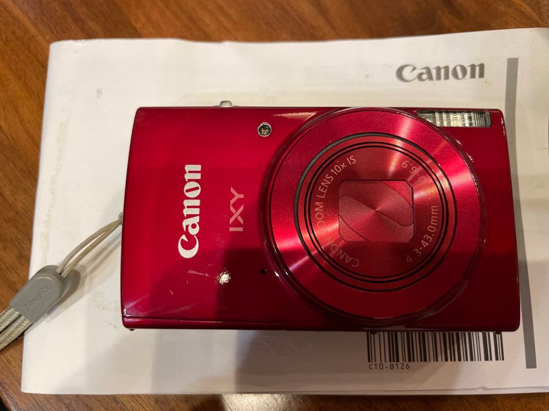 Canon IXY 190　レッド　Wi-Fi搭載　デジカメ　キャノン