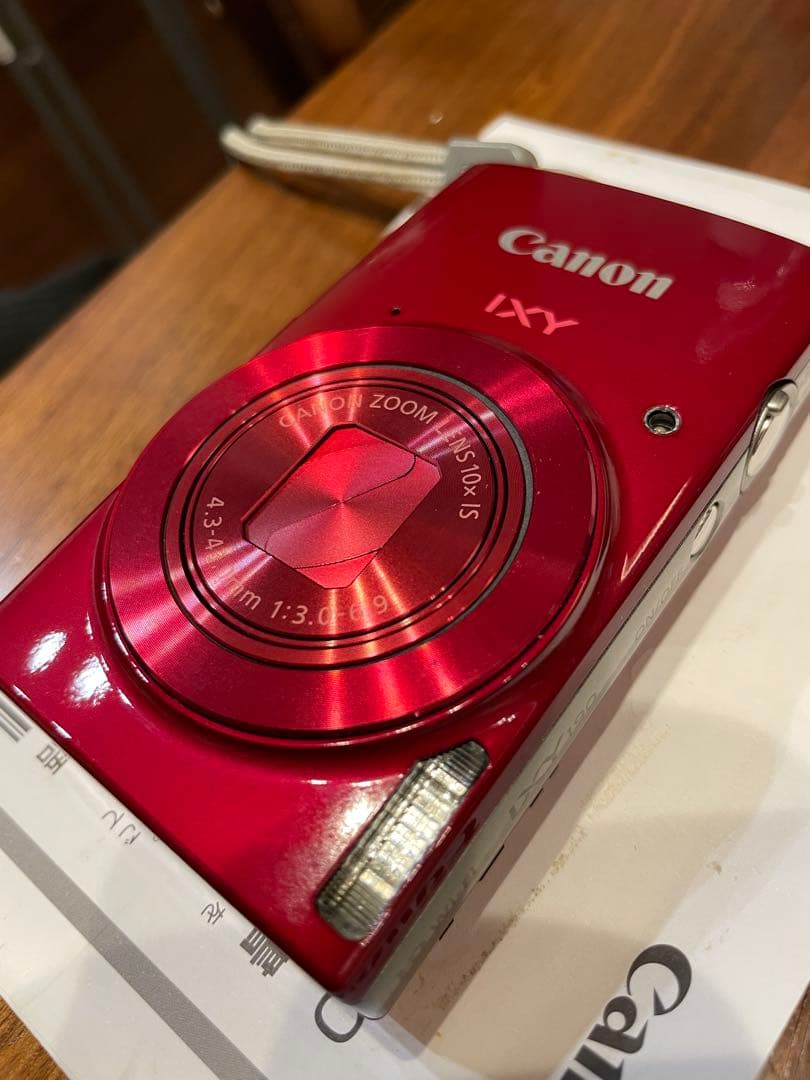 Canon IXY 190　レッド　Wi-Fi搭載　デジカメ　キャノン