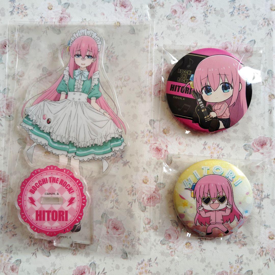 ぼっちざろっく 後藤ひとり アクリルスタンド 缶バッジ 3点セット