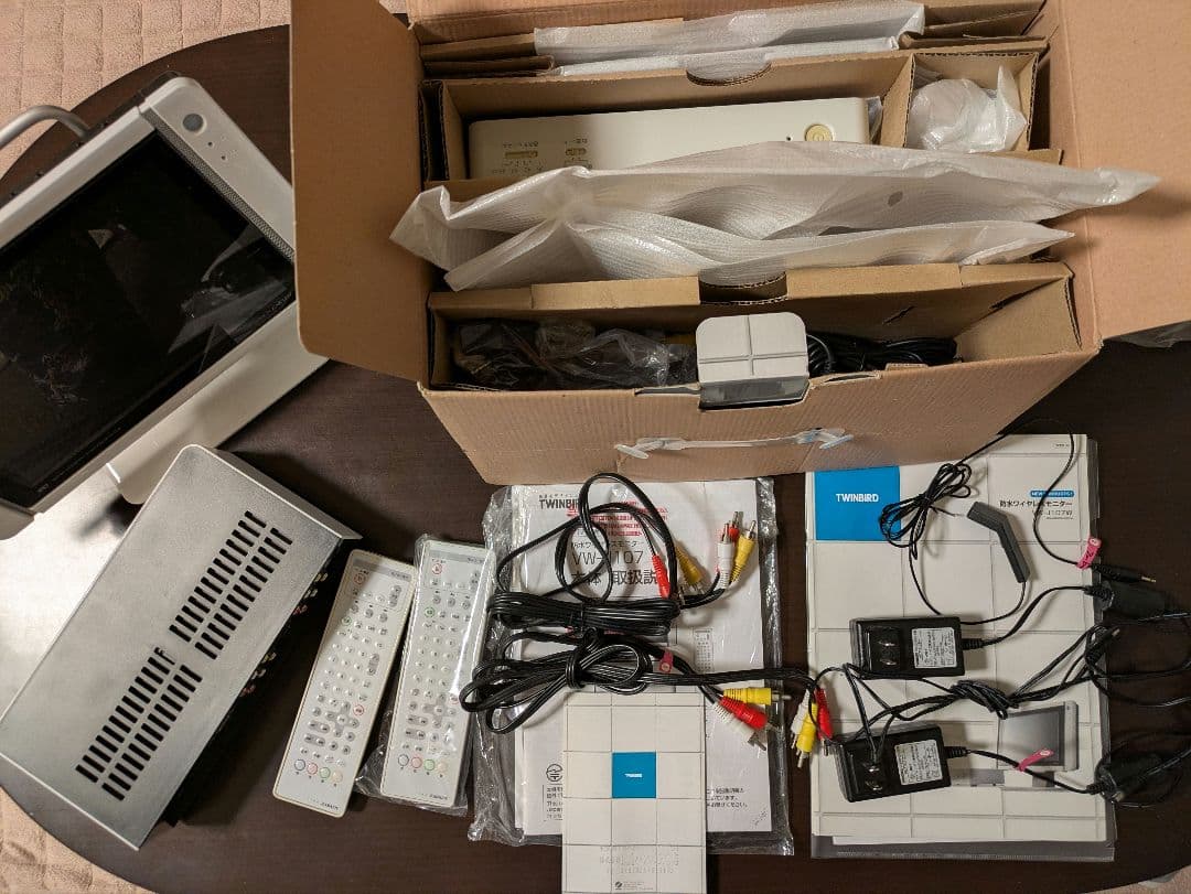 【モニター以外は２セット】VW-J107 10インチ 防水ワイヤレスモニター