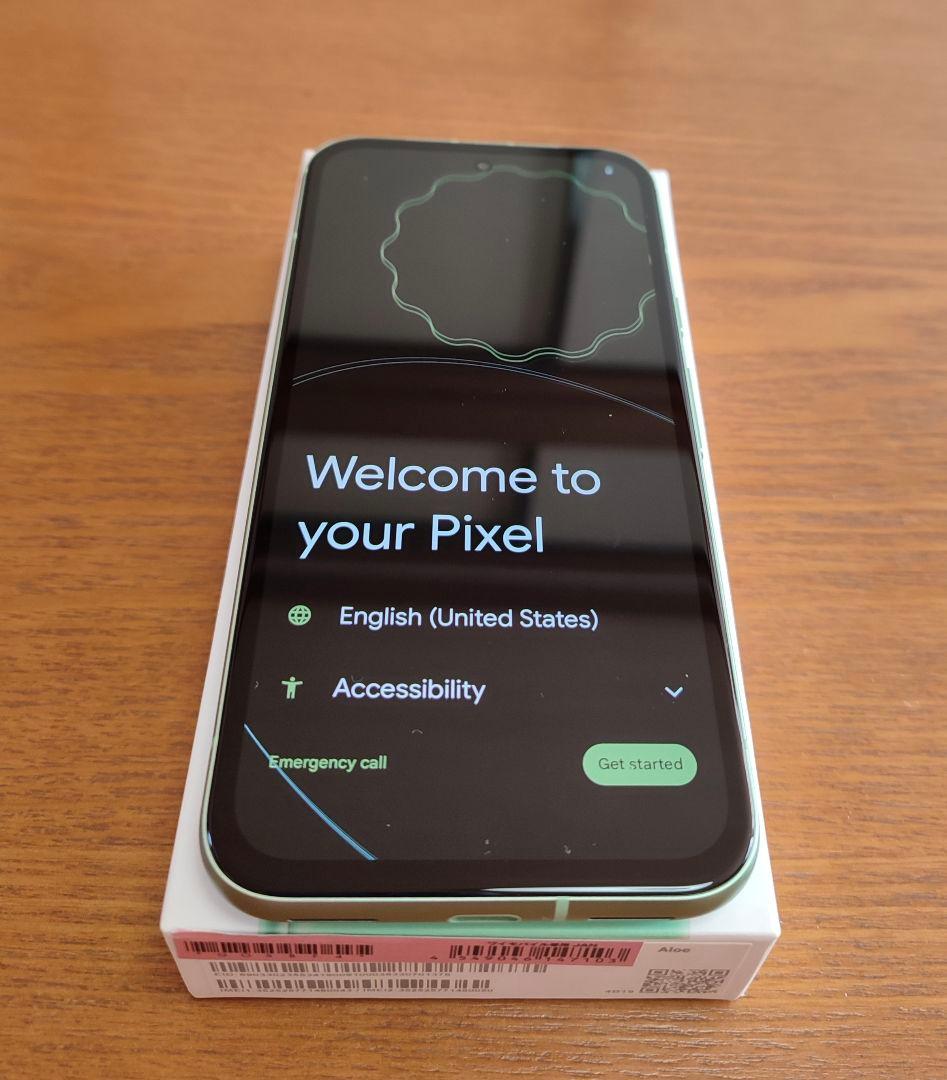 Pixel 8a aloe 本体 未使用品 フルセット！