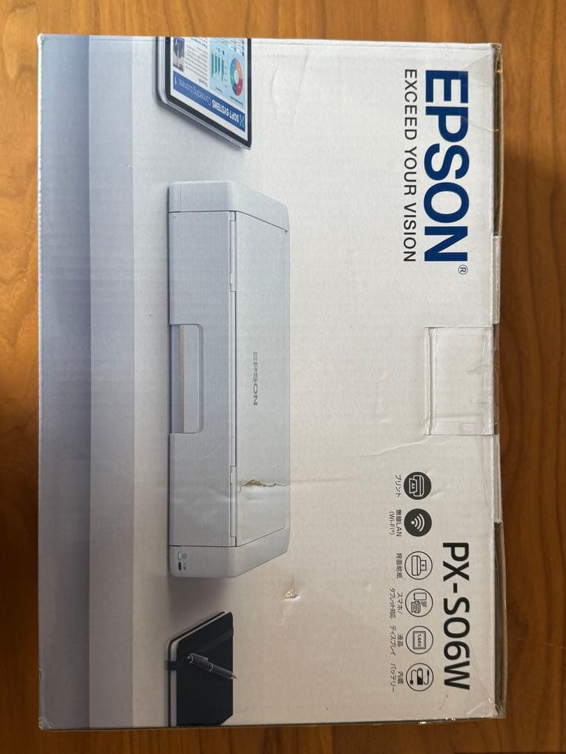 【新品】EPSONモバイルプリンターPX-S06W