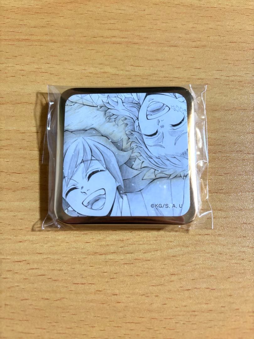 鬼滅の刃ufotableダイニング お楽しみくじ スクエア缶バッジ冨岡義勇