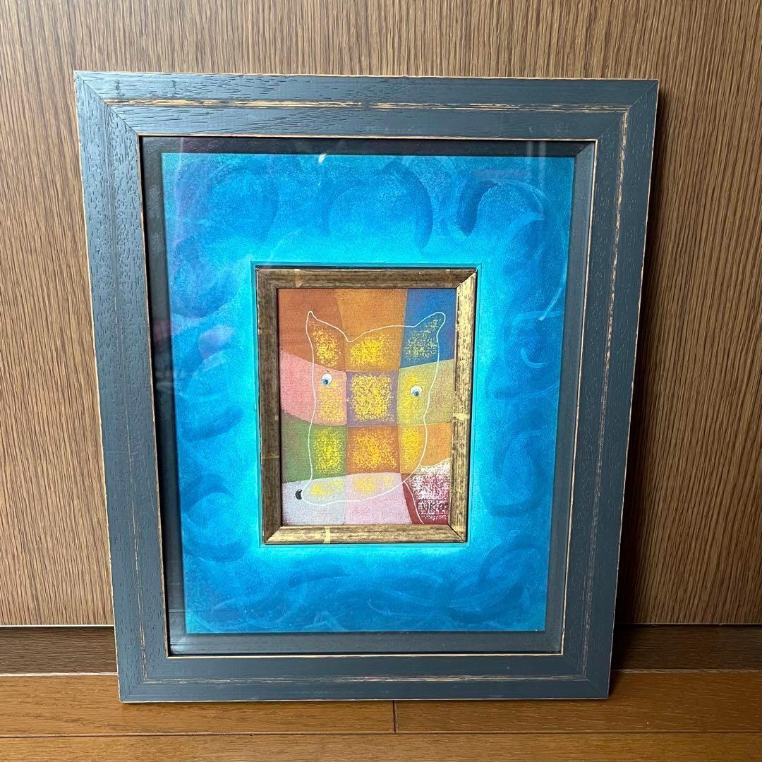 ヴィーヴィ・ケンパイネン　ふしぎなポートレート パステル画 雅風 ポストカードホルダー〈グレートウェーブ〉 – セキセイ株式会社