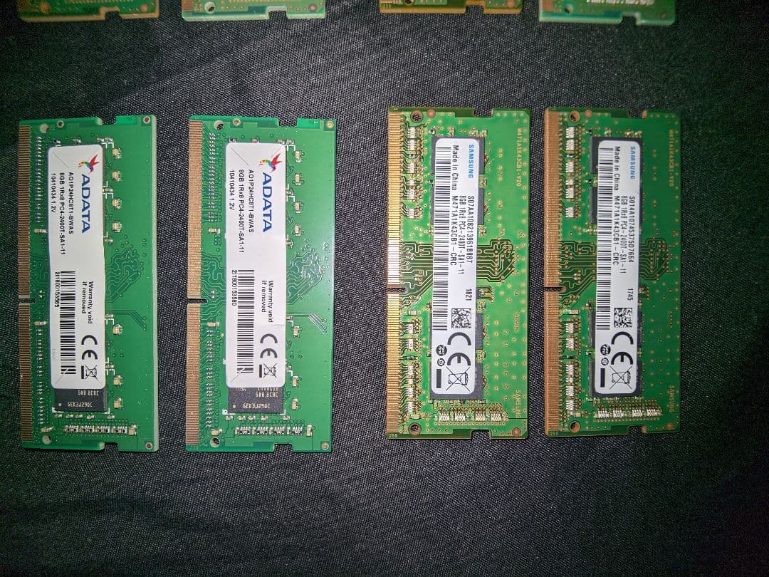 MZSZM　DDR4メモリ8枚