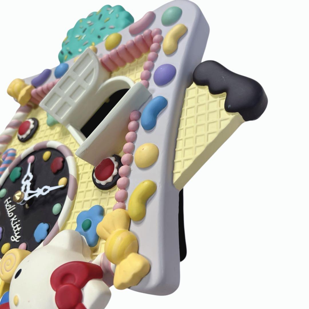 希少レア サンリオ リズム時計 Rhythm Watch ハローキティ スイーツ