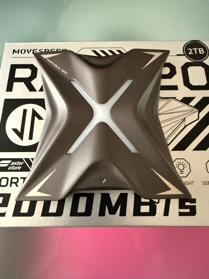 2TB 外付けSSD【USB3.2 Gen2×2接続て最大2000MB/秒】