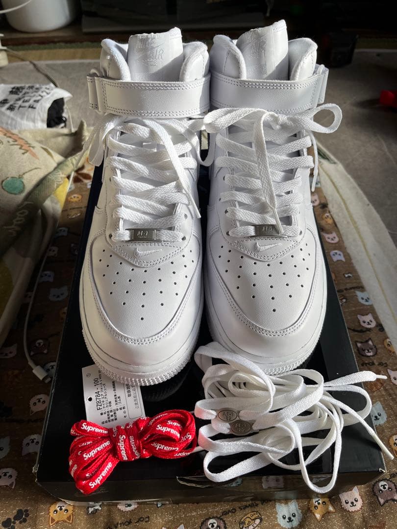 ナイキ エアフォース1 シュプリーム 28 シュプリーム × ナイキ エアフォース1 28 5cm Supreme Nike