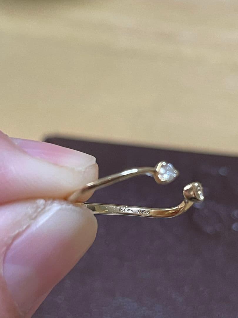 シエナロゼ 3号 k10 ダイヤモンド ピンキーリング - アクセサリー最 安値