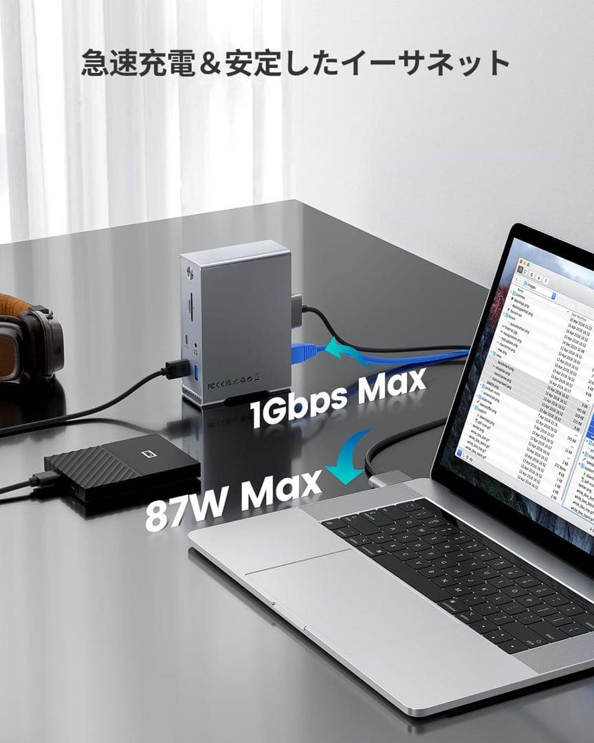 Macbook Pro/Air専用 14-IN-2 ドッキングステーション