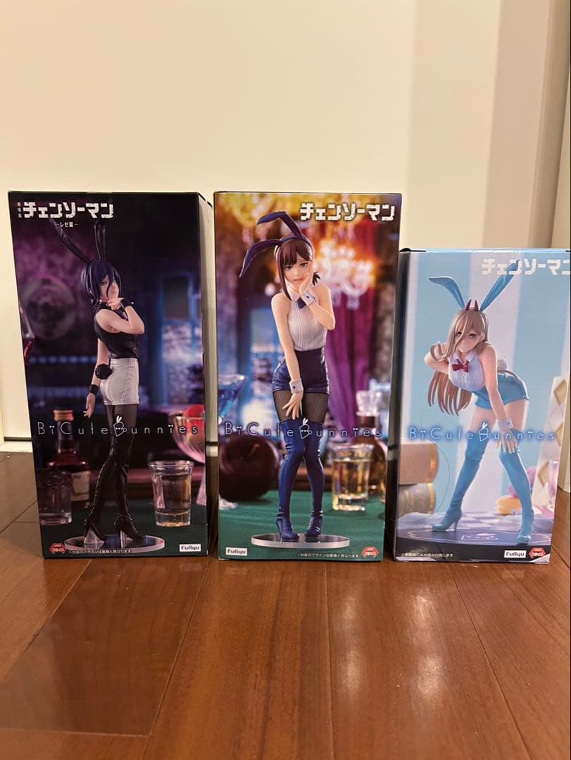 チェンソーマンBicute Bunnies レゼ、コベニ、パワー フィギュア
