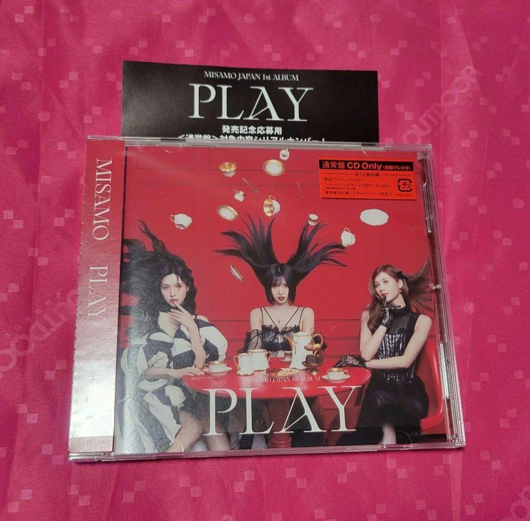 MISAMO 4枚 PLAY 通常盤 CD シリアル トレカ無 TWICE - メルカリ