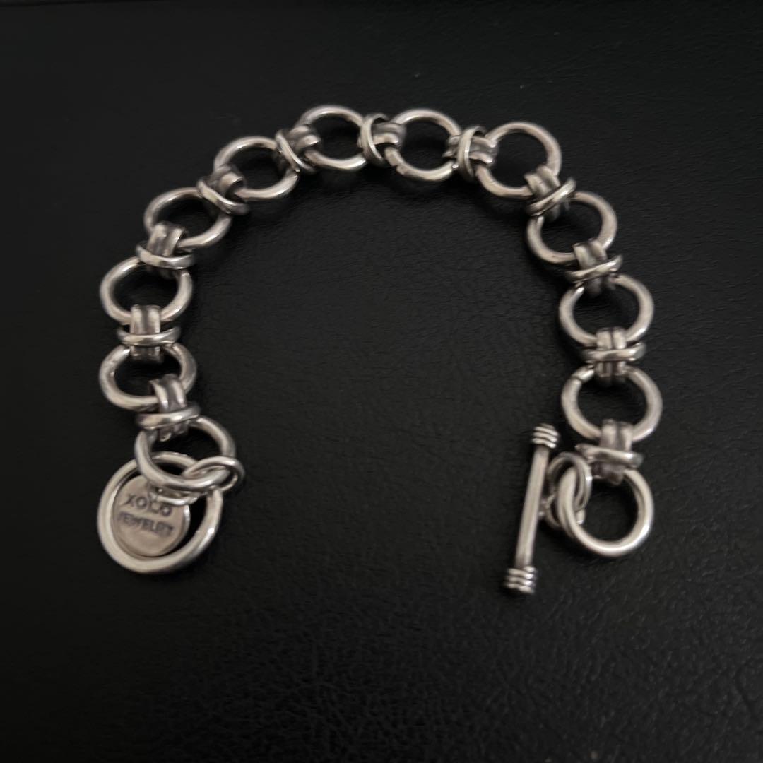 XOLOシルバー リンクチェーンブレスレット