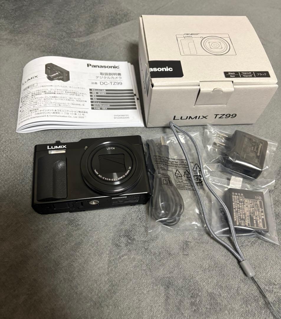 LUMIX DC-TZ99 レザーケース＆メモリカード付