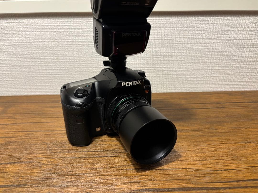 PENTAX K20D-W 35mm 単焦点 望遠 レンズストロボ