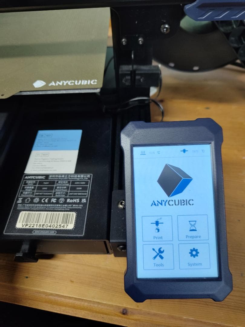 ANYCUBICVyper3Dプリンター自動レベリング済完動品高精度出力即使用可