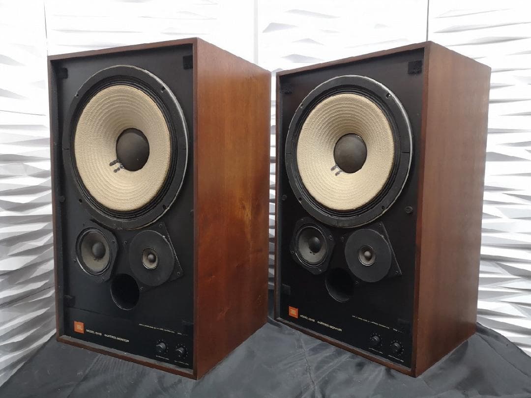 ◆大感謝祭! JBL 4311B ウォルナット スピーカー ペア m0s8005 JBL 4311B 完璧なパフォーマンス KENRICKチューニング Silver Z Cap