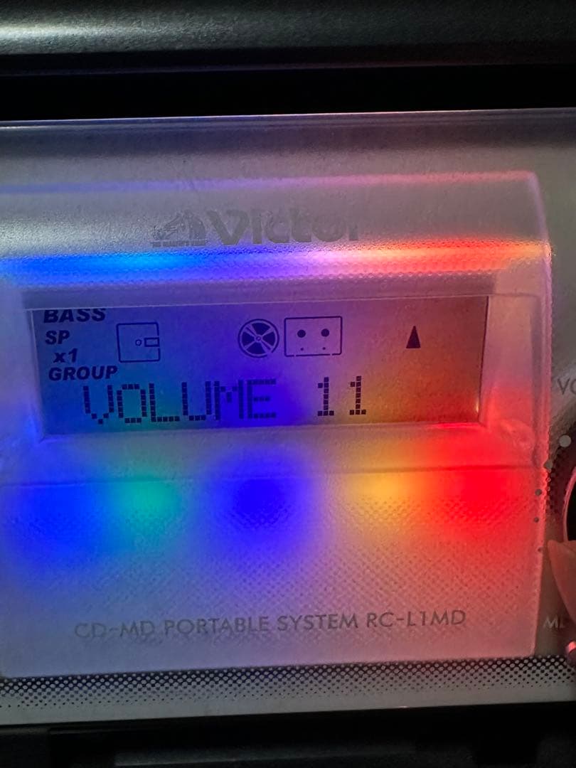 Victor CD・MDポータブルシステム RC-L1MD