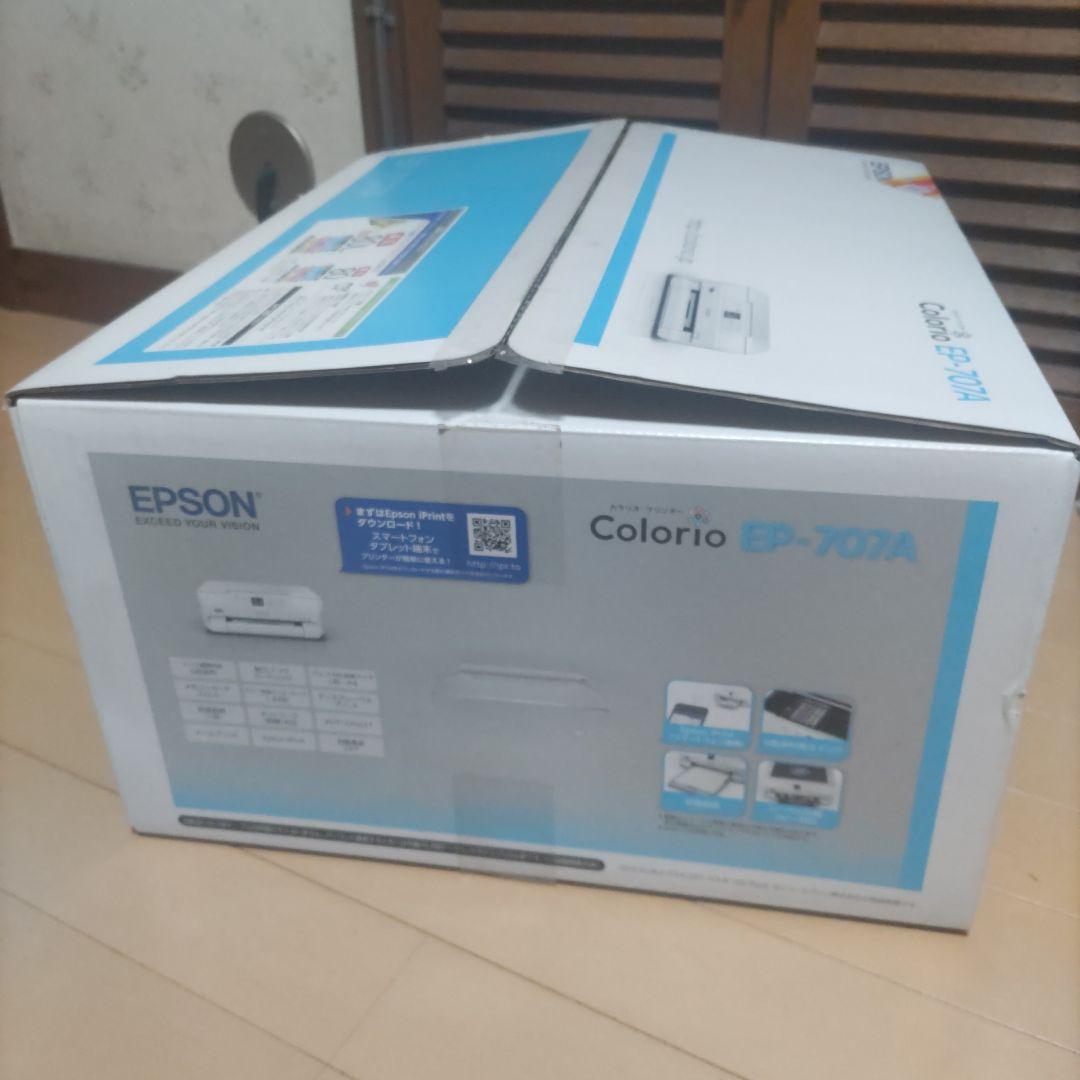 【ジャンク品】EPSON EP-707A プリンター 本体【説明書・箱付】