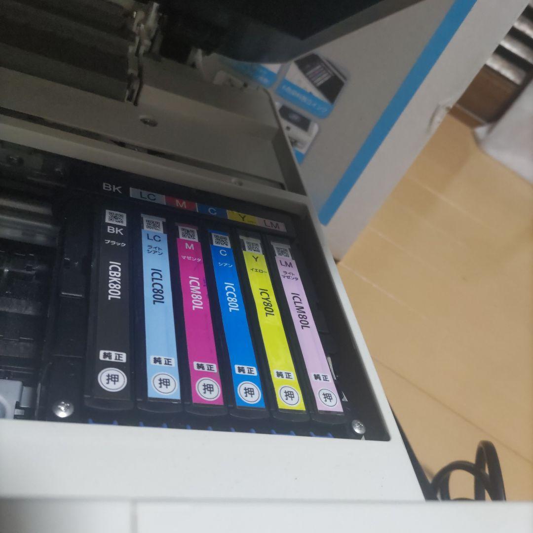 【ジャンク品】EPSON EP-707A プリンター 本体【説明書・箱付】