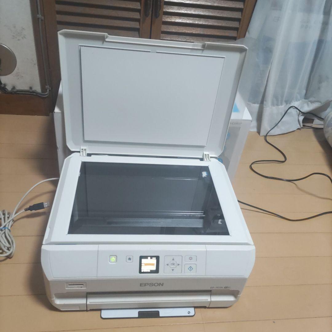 【ジャンク品】EPSON EP-707A プリンター 本体【説明書・箱付】
