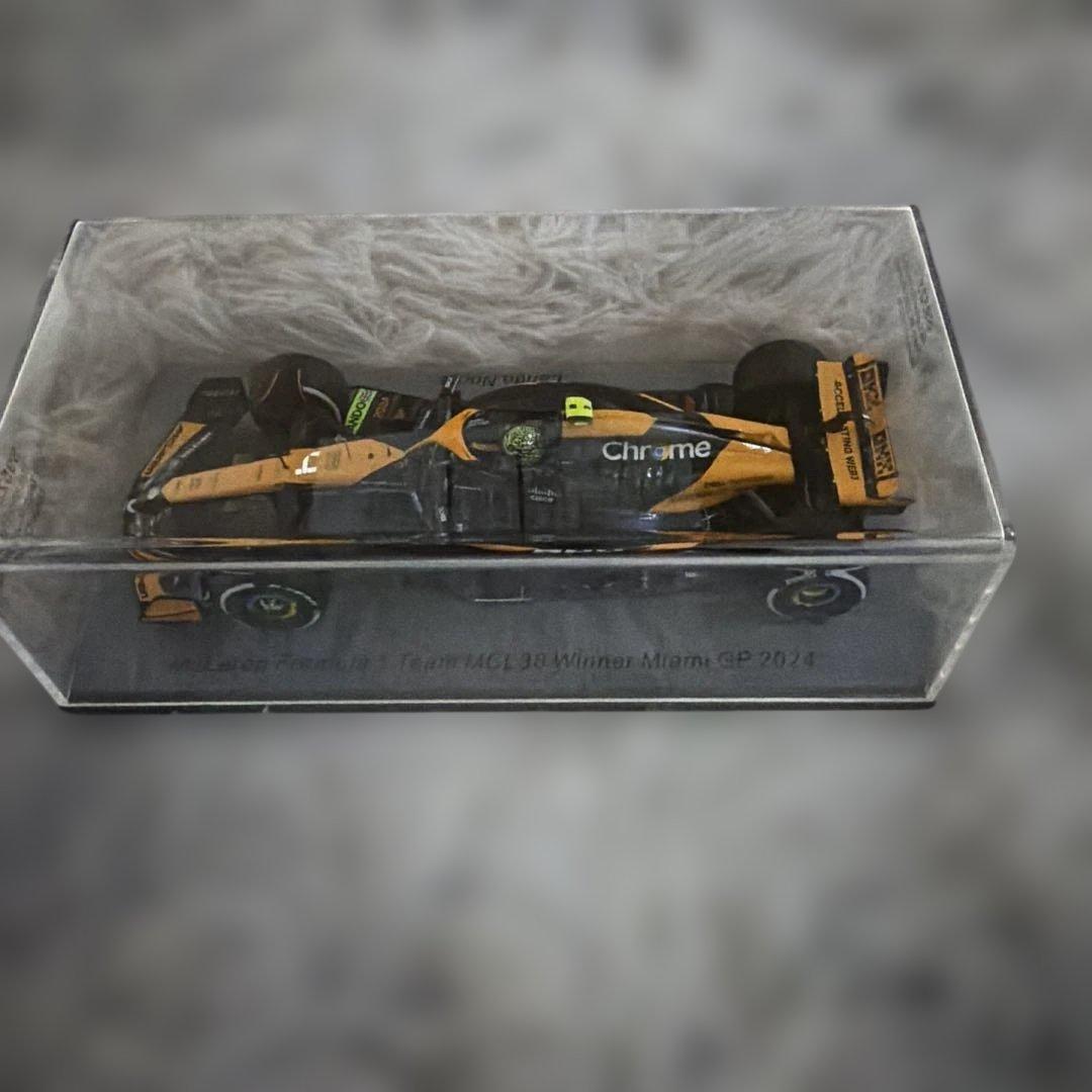 ミニチャンプス1/43 2024年ランドノリス マイアミグランプリ初優勝