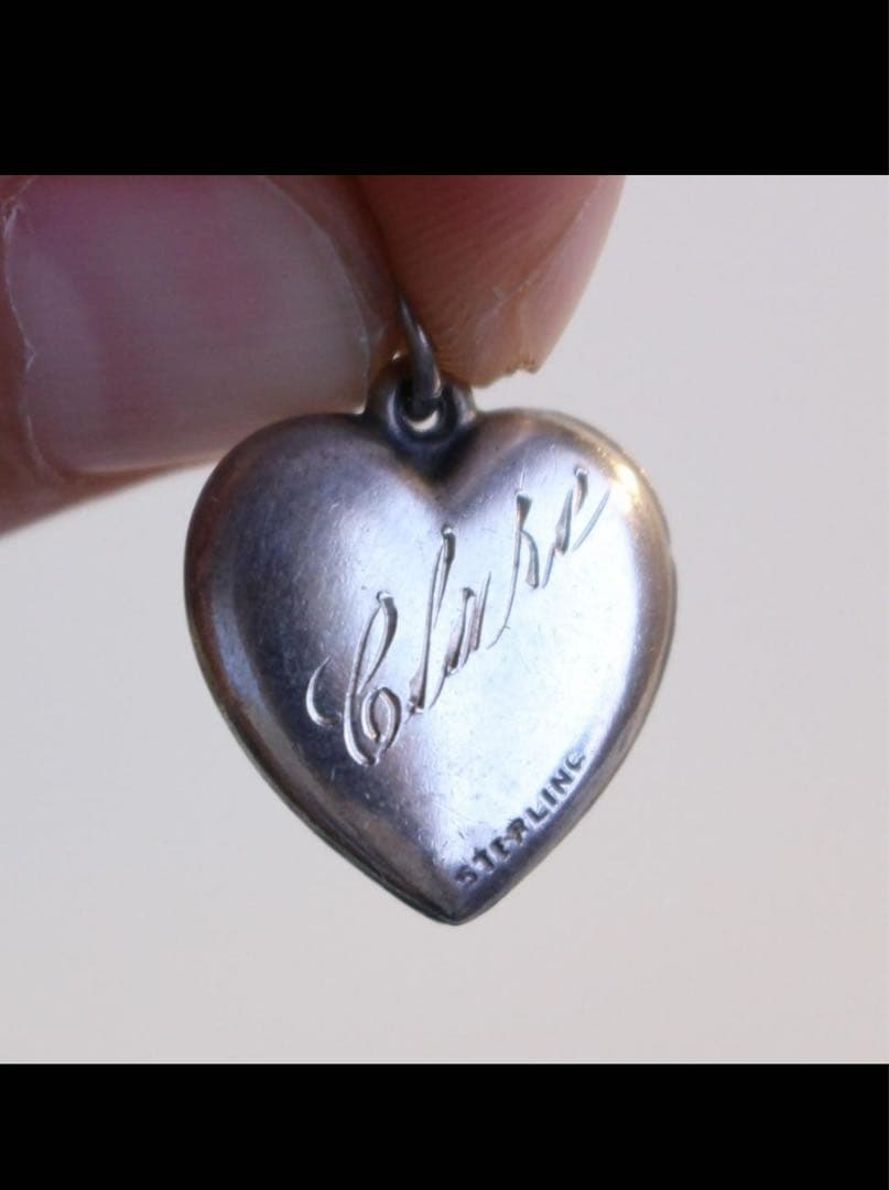 40s スウィートハートジュエリー WW2 シルバー チャーム ハウンドドック犬