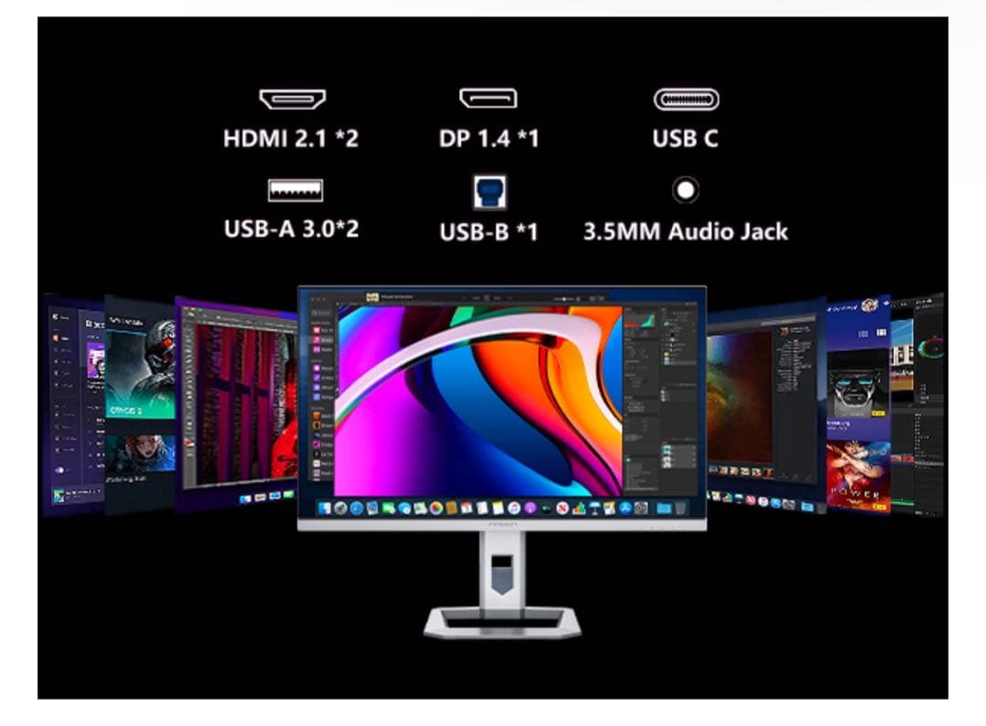 NNOCN ミニLED 4K ゲーミングモニター 32インチ 32M2V