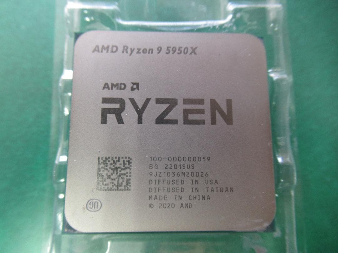 AMD Ryzen 9 5950X 16コア CPU 動作確認済 - メルカリ