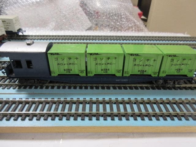 国鉄 コンテナ貨車 5両セット HOゲージ（金属・エンドウ）