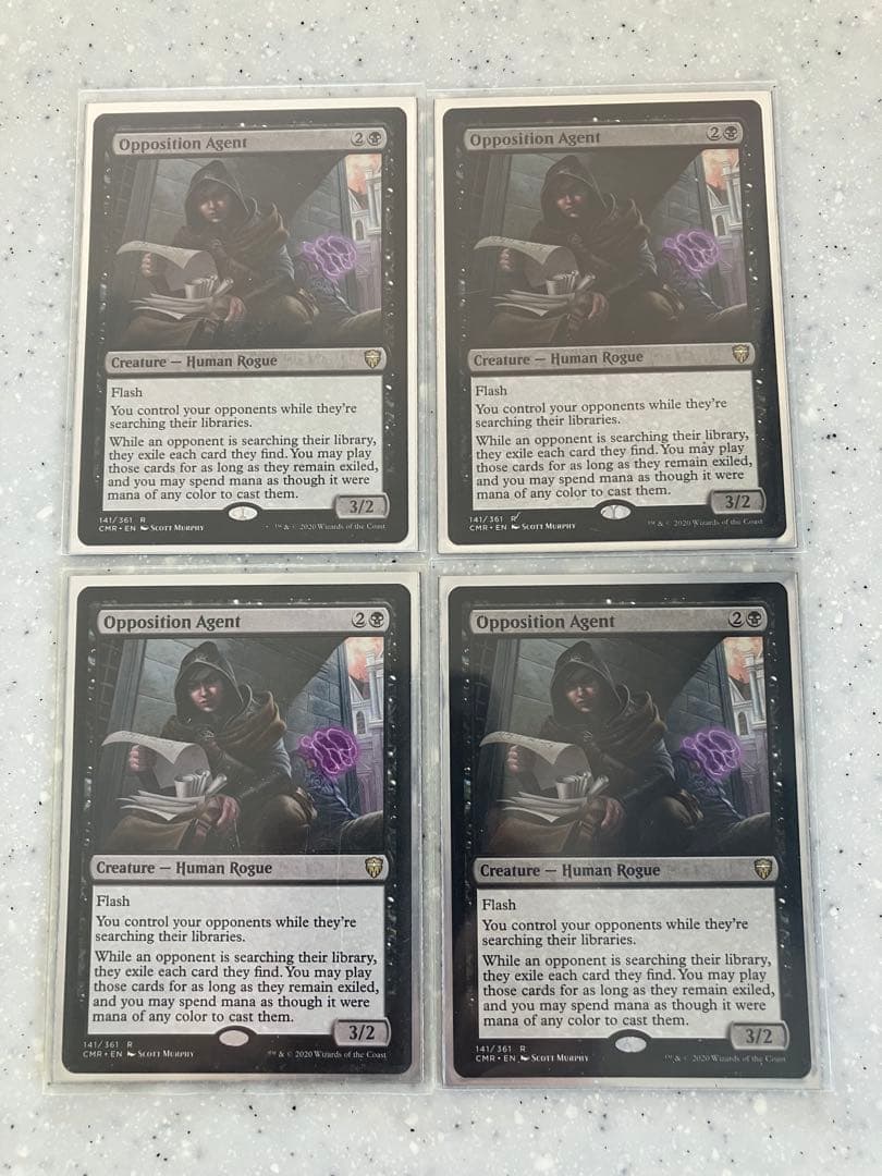 MTG 敵対工作員 Opposition Agent 4枚セット 早い者勝ちの通販はau PAY