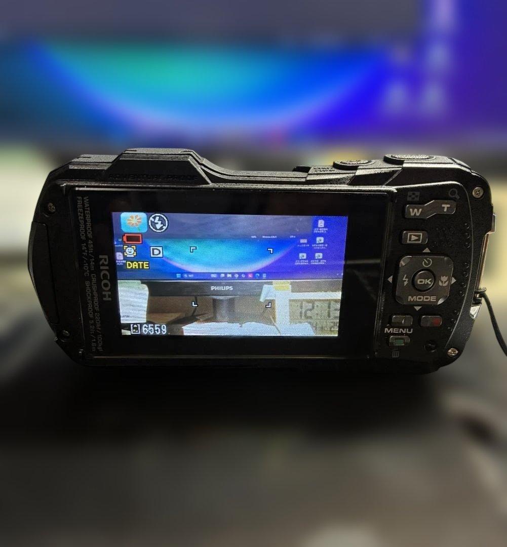 RICOH WG-40 防水デジタルカメラ　ブラック　付属品一式　説明書　箱付き
