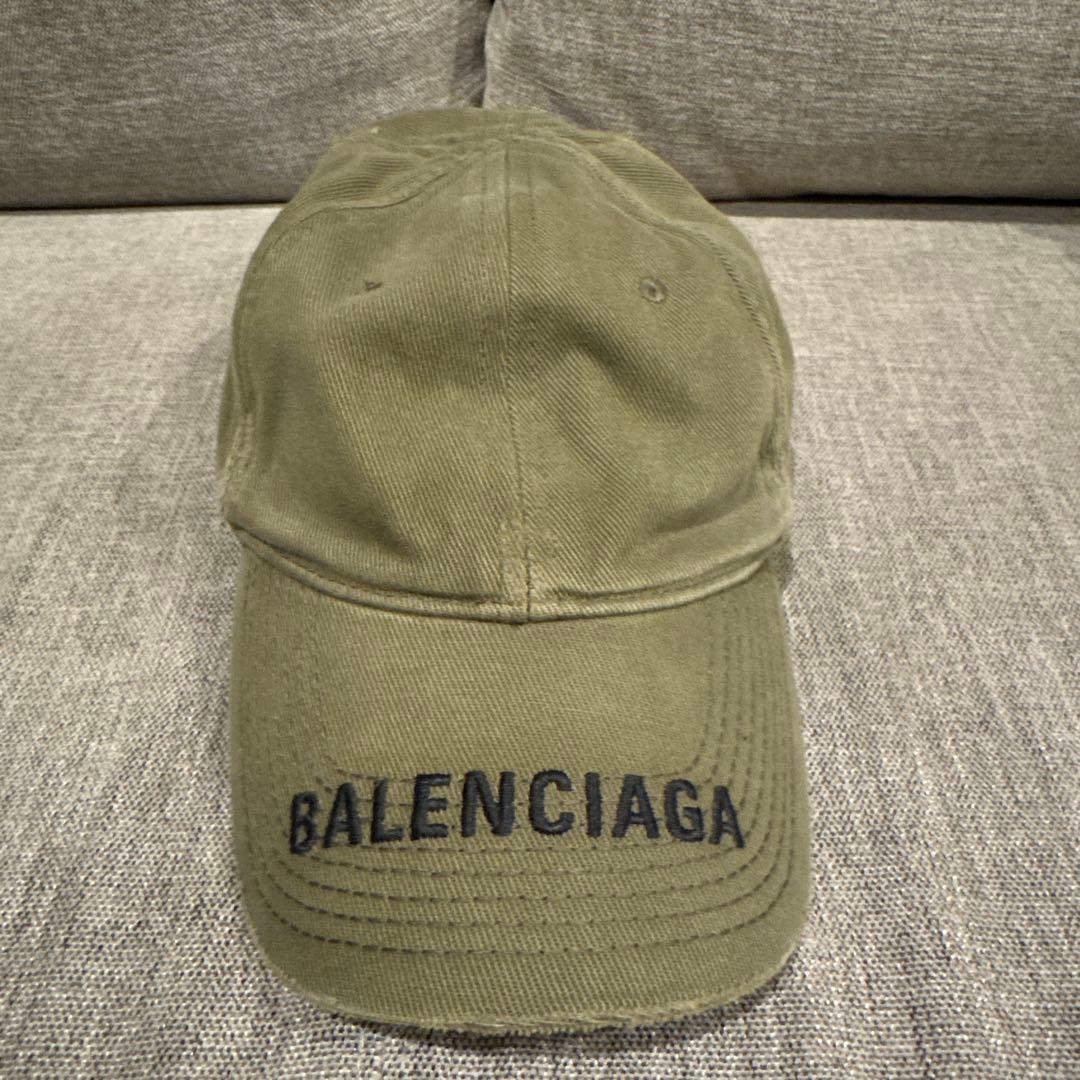 BALENCIAGA オリーブキャップ - メルカリ