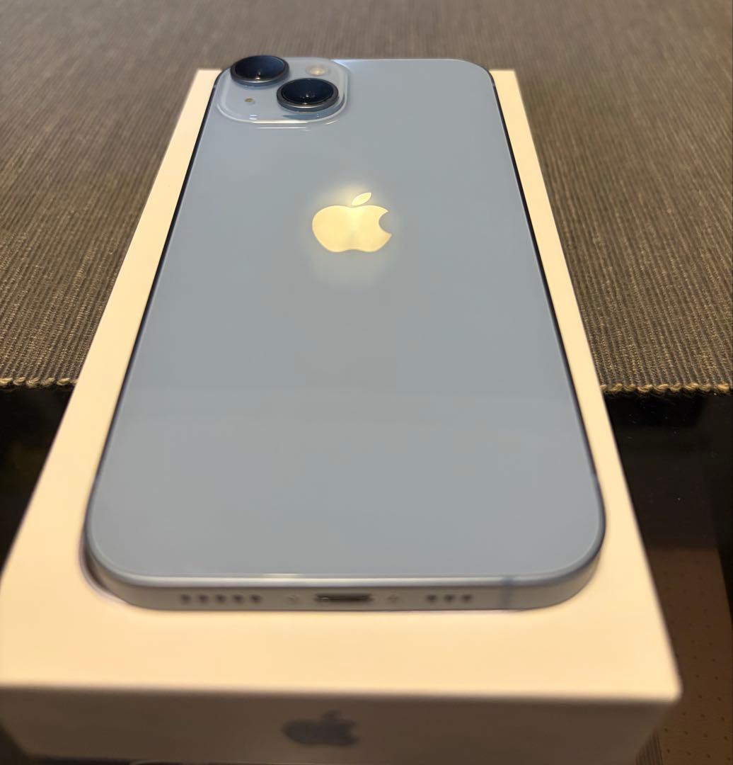 iPhone 14 256GB ブルー SIMフリー 本体 美品 箱あり
