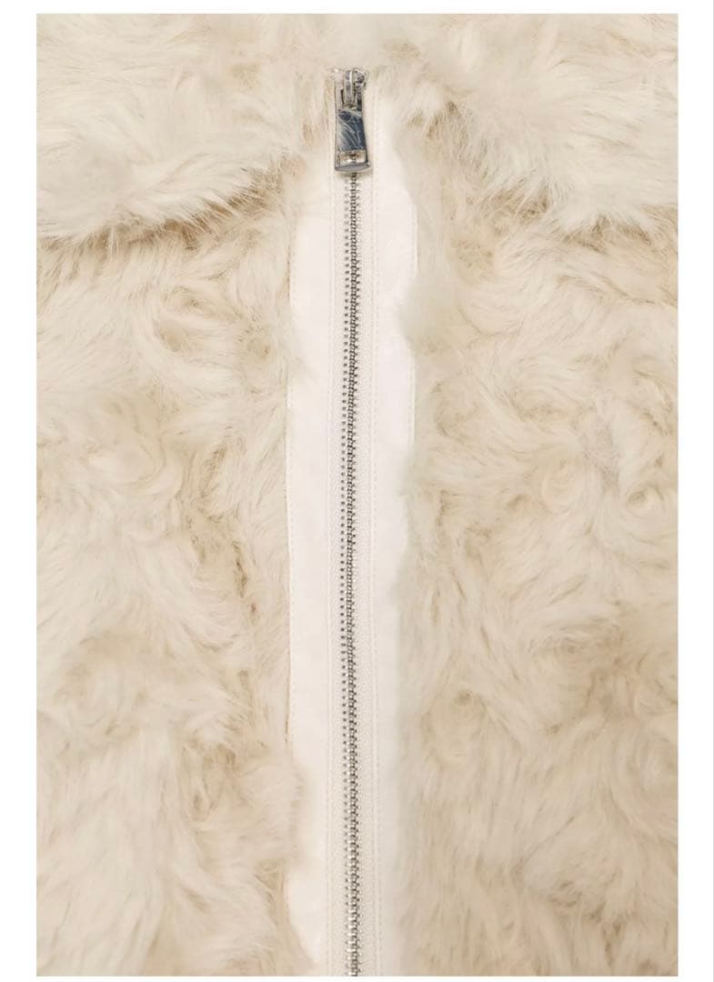 完売品⭐︎ZARA フェイクファーボンバージャケット M エクリュ - メルカリ