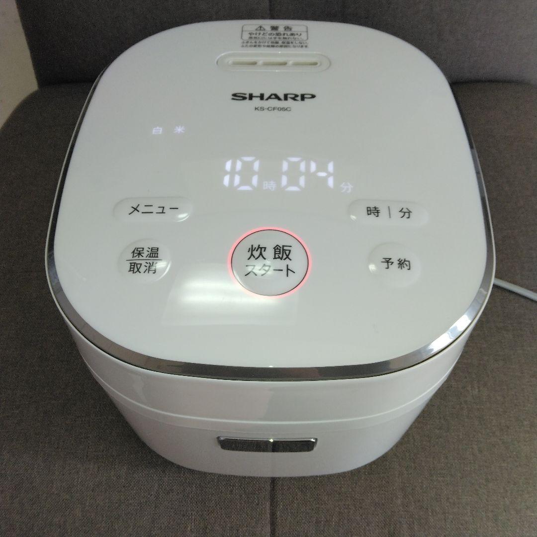 最終価格 美品 SHARP 炊飯器 KS-CF05C 0.54L 2022年製 - メルカリ
