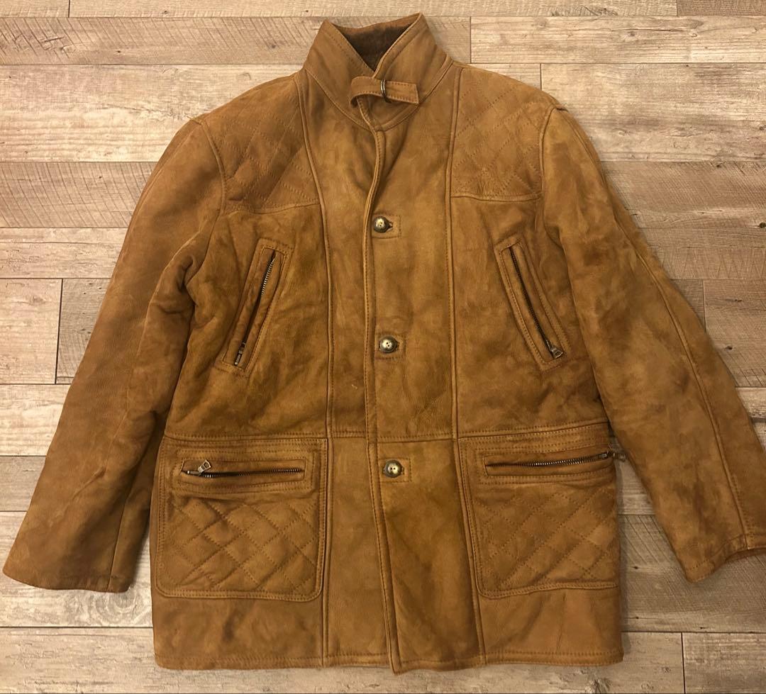 破格90s〜00s MILANO VICE ムートンコート レザー ボアイタリア